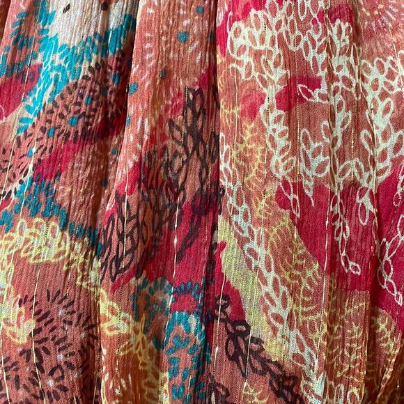 ALC Long Sleeve Silk Mini Dress V Neck Cinched Waist - Picture 3 of 9